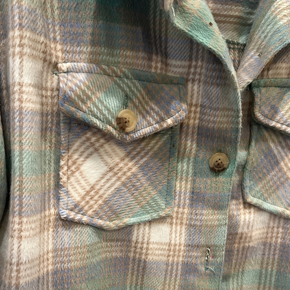 Plaid Button-Up Shackets {Mom & Me Set!} - Picture 2 of 3